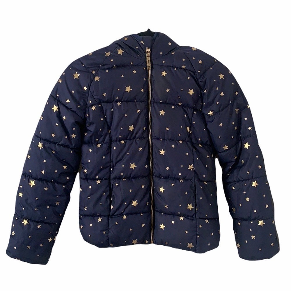 Old Navy Stars Puffer Hoodie Jacket